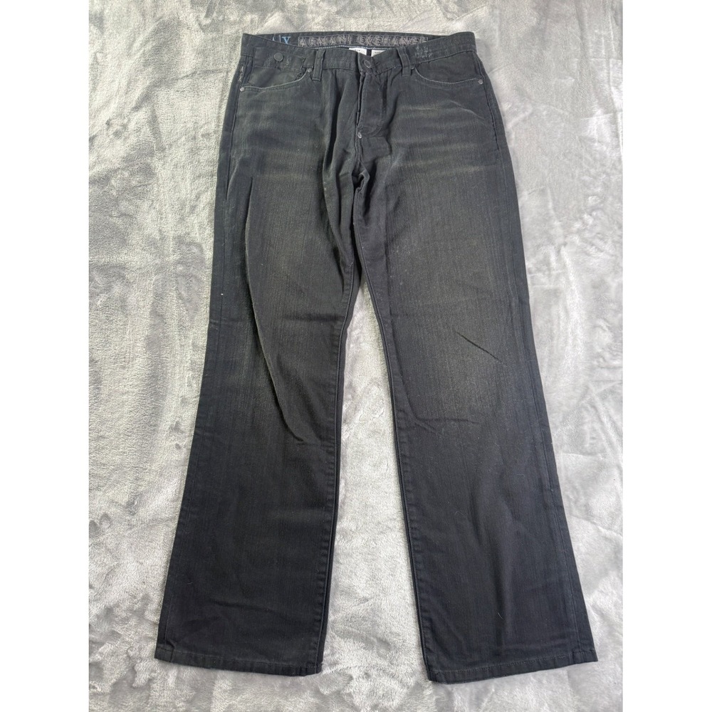 Armani Exchange A|X Men's Black Straight Leg Jeans x 30 Faded Cotton EU 30